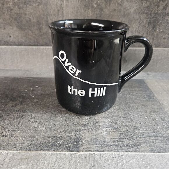 Hallmark Other - Hallmark "Over the Hill" Birthday Mug ~ Black White Vintage 1985